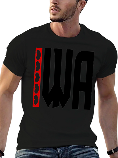 Kidney WA Graphic Tee - Black Cotton T-Shirt