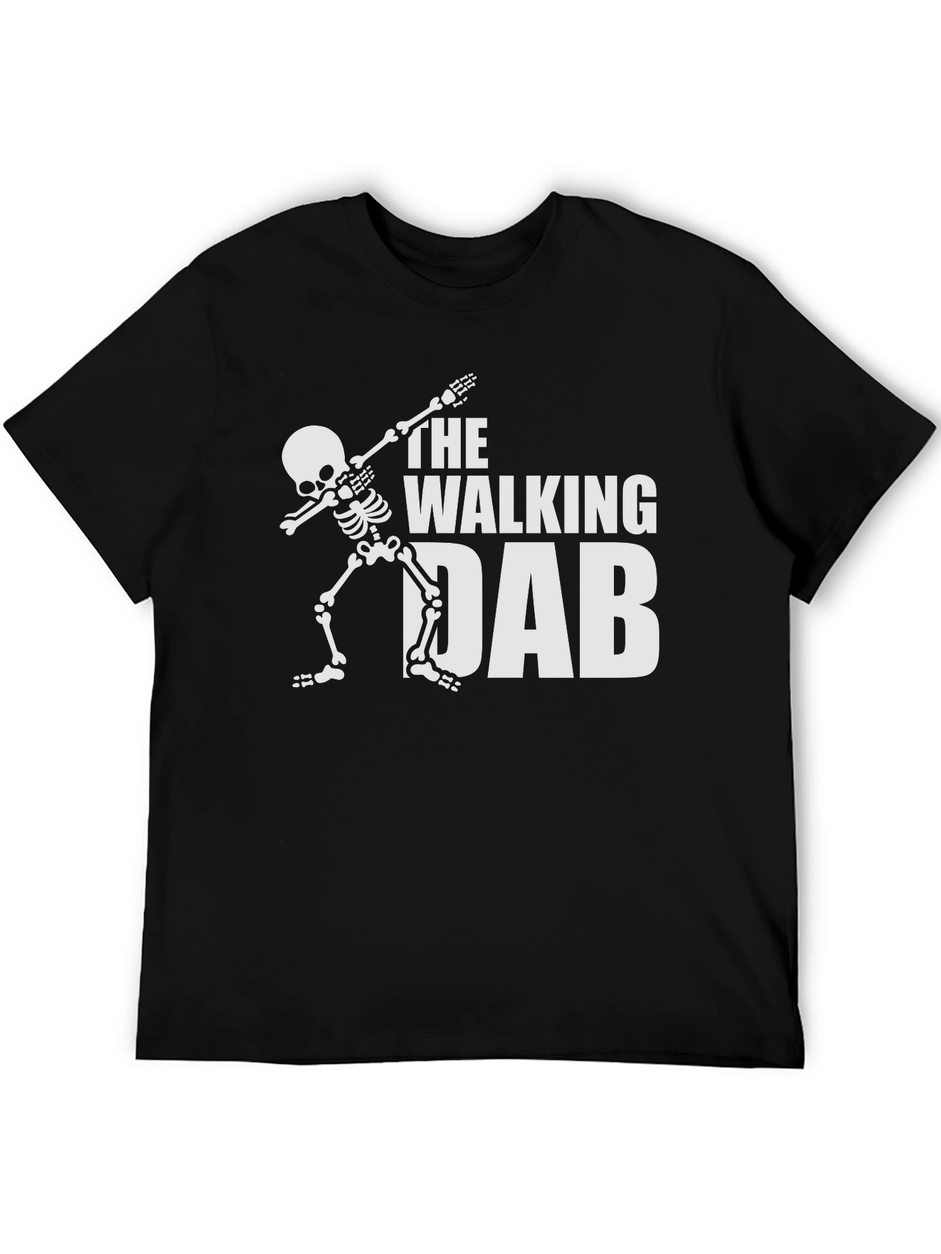 The Walking Dab Skeleton Graphic Tee - Black