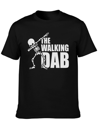 The Walking Dab Skeleton Graphic Tee - Black
