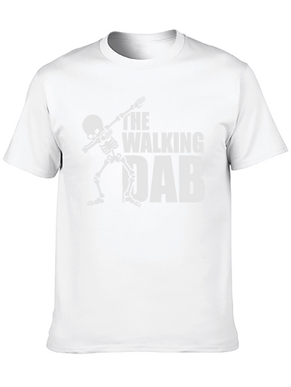 The Walking Dab Skeleton Graphic Tee - Black