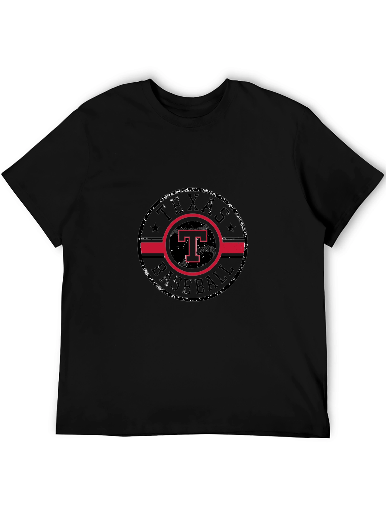 Texas Baseball Black T-Shirt