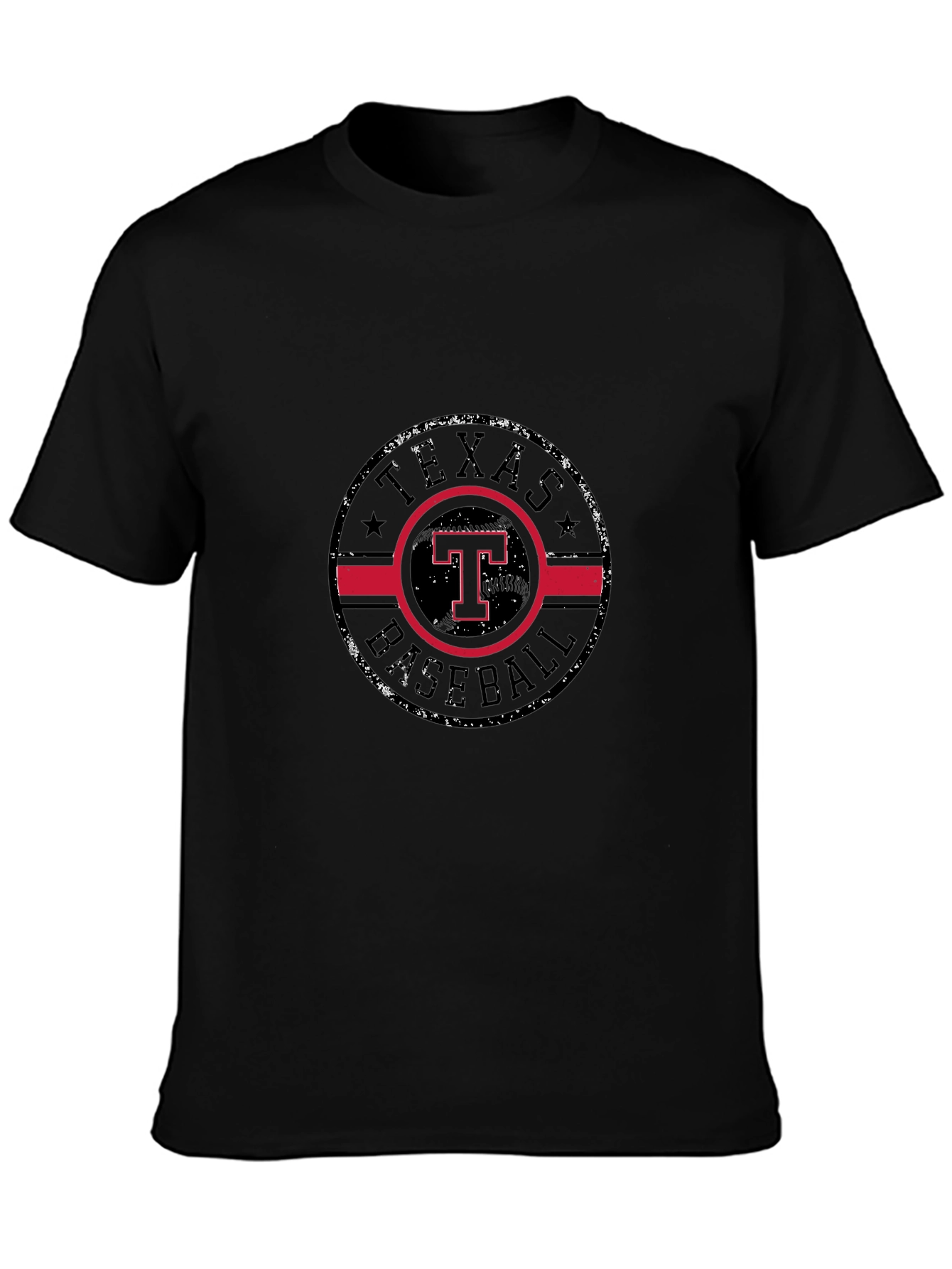 Texas Baseball Black T-Shirt
