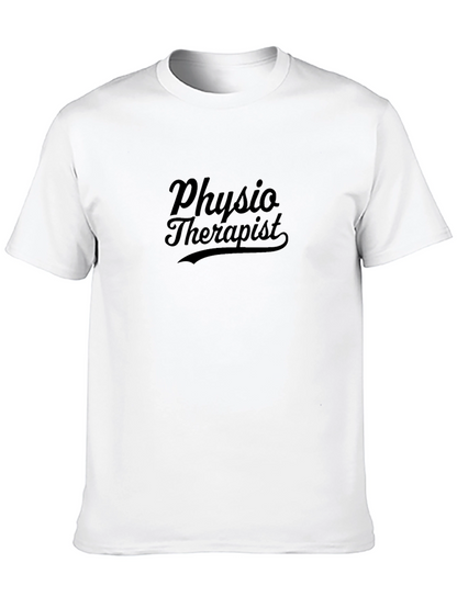 Physio Therapist Graphic T-Shirt - Black