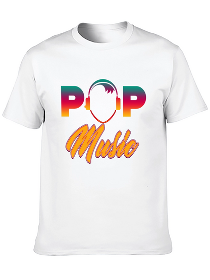 Pop Music Graphic T-Shirt - Retro Style Tee