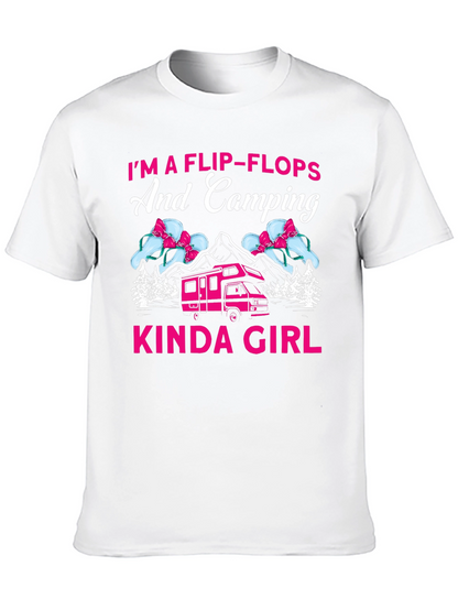 Flip-Flops & Camping Kinda Girl T-Shirt