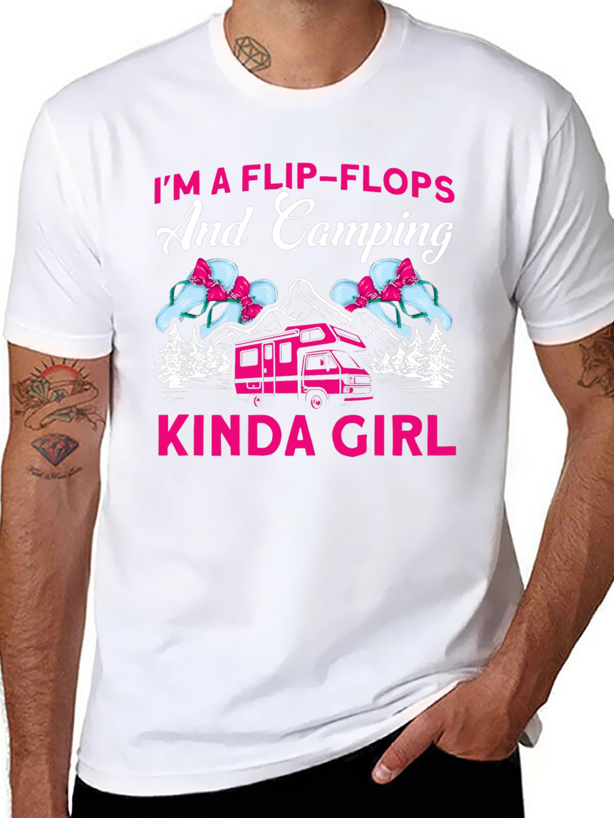 Flip-Flops & Camping Kinda Girl T-Shirt