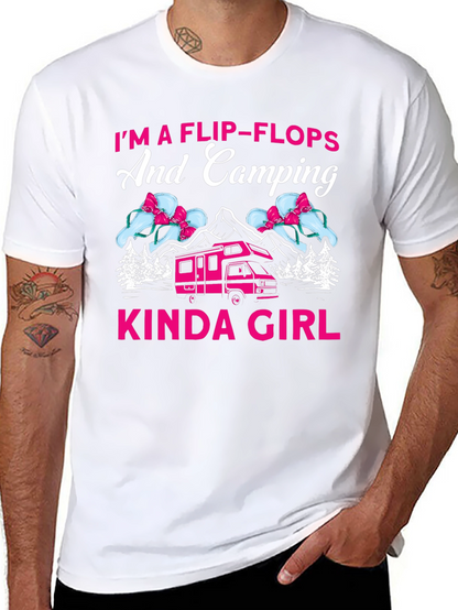 Flip-Flops & Camping Kinda Girl T-Shirt