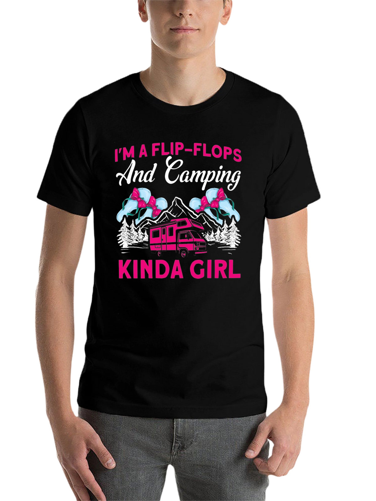 Flip-Flops & Camping Kinda Girl T-Shirt
