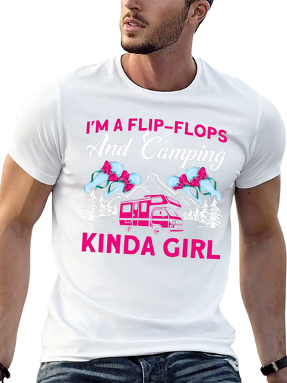 Flip-Flops & Camping Kinda Girl T-Shirt