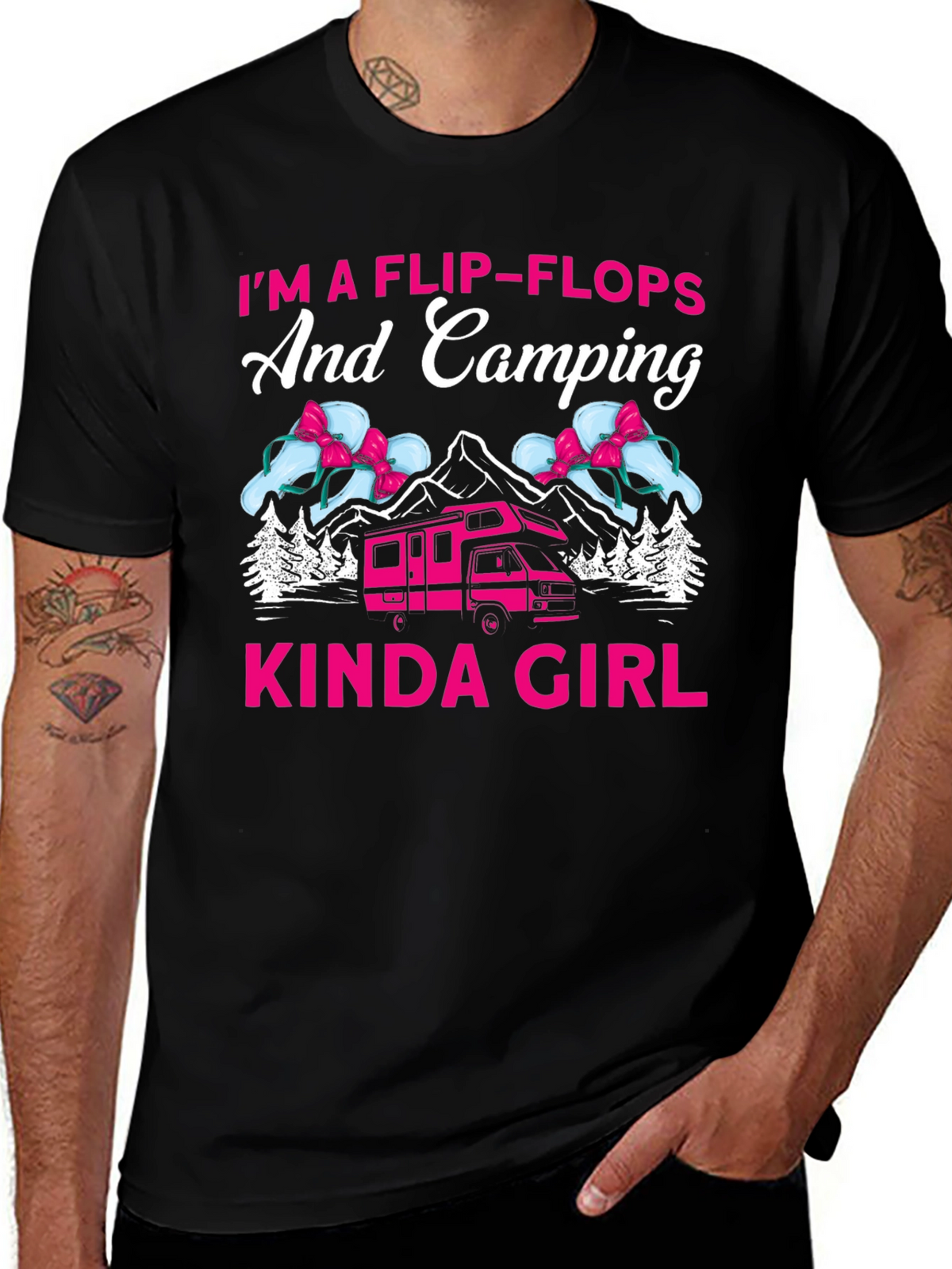 Flip-Flops & Camping Kinda Girl T-Shirt