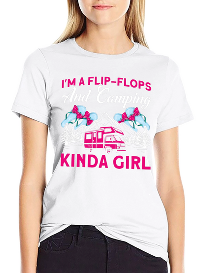 Flip-Flops & Camping Kinda Girl T-Shirt