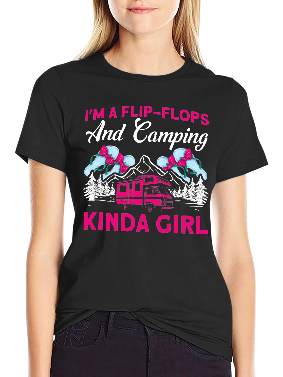 Flip-Flops & Camping Kinda Girl T-Shirt