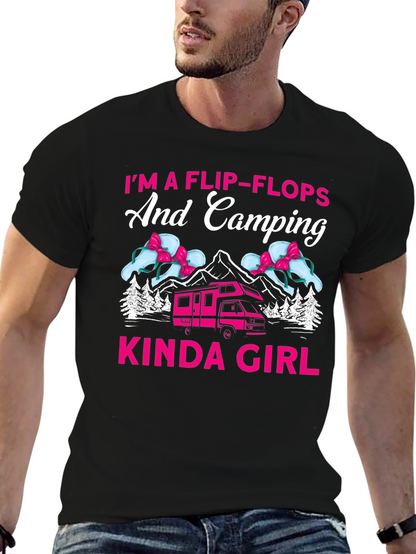 Flip-Flops & Camping Kinda Girl T-Shirt