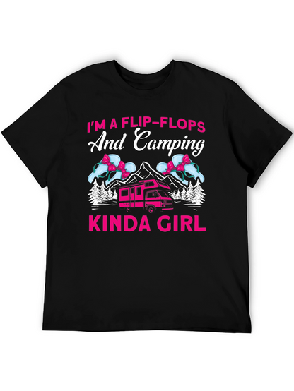 Flip-Flops & Camping Kinda Girl T-Shirt