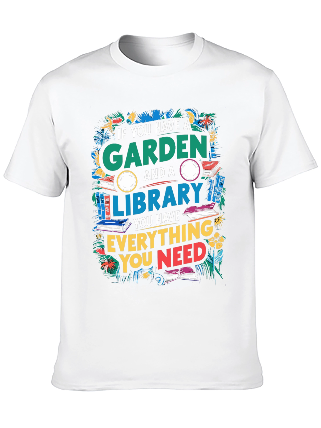Garden and Library T-Shirt