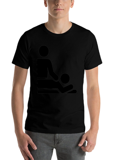 Massage Therapy Graphic T-Shirt - Black