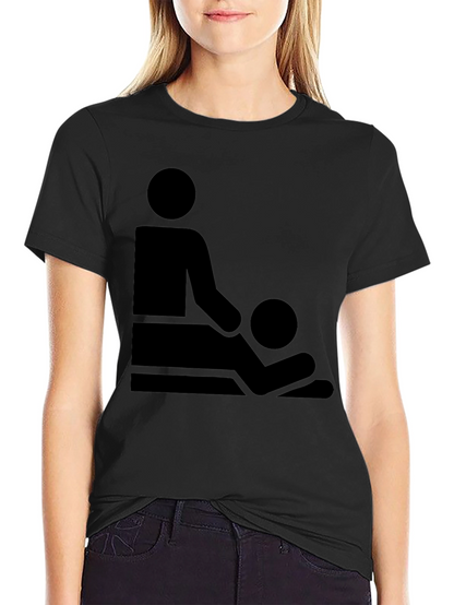 Massage Therapy Graphic T-Shirt - Black