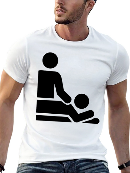 Massage Therapy Graphic T-Shirt - Black