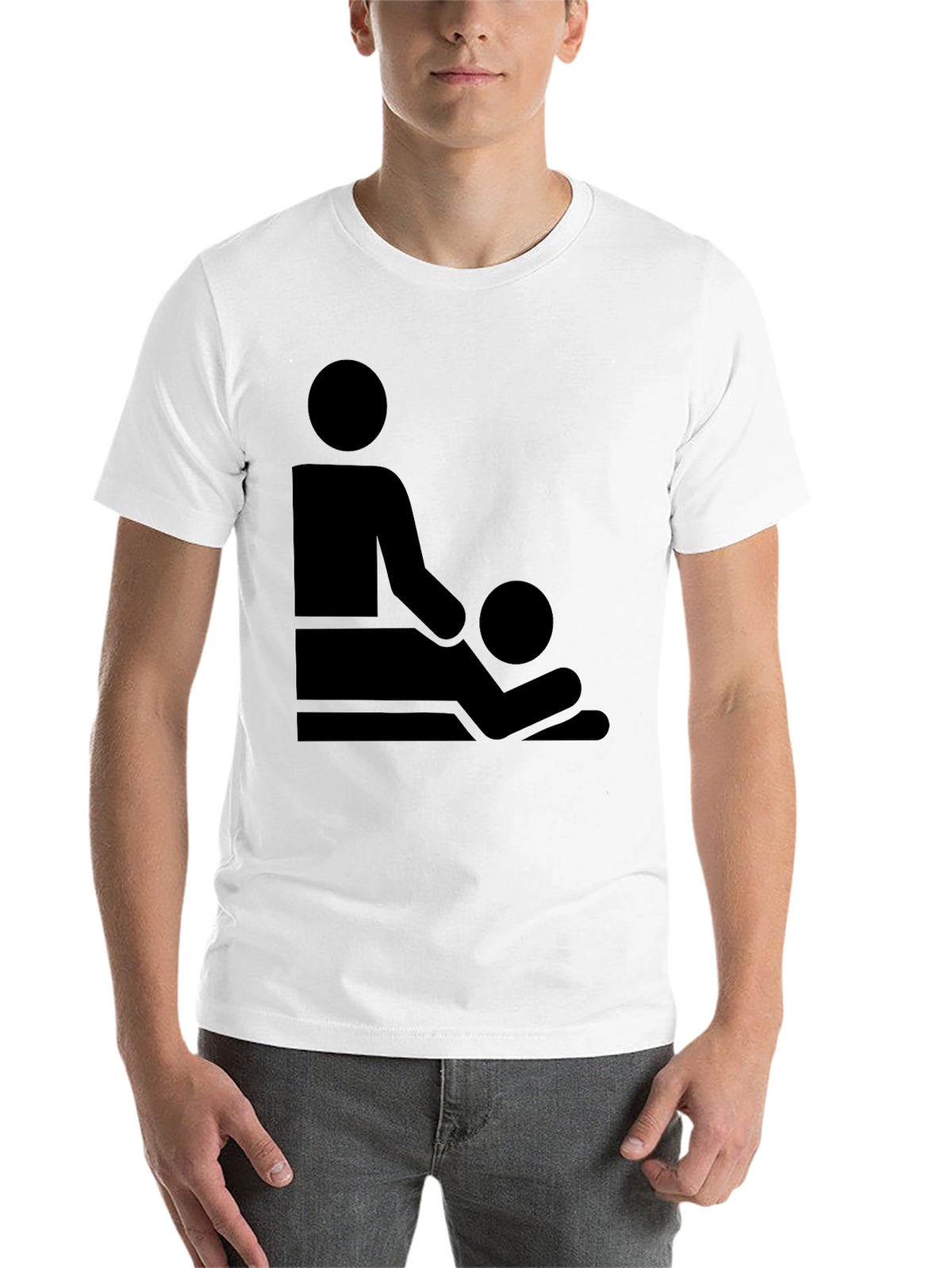 Massage Therapy Graphic T-Shirt - Black