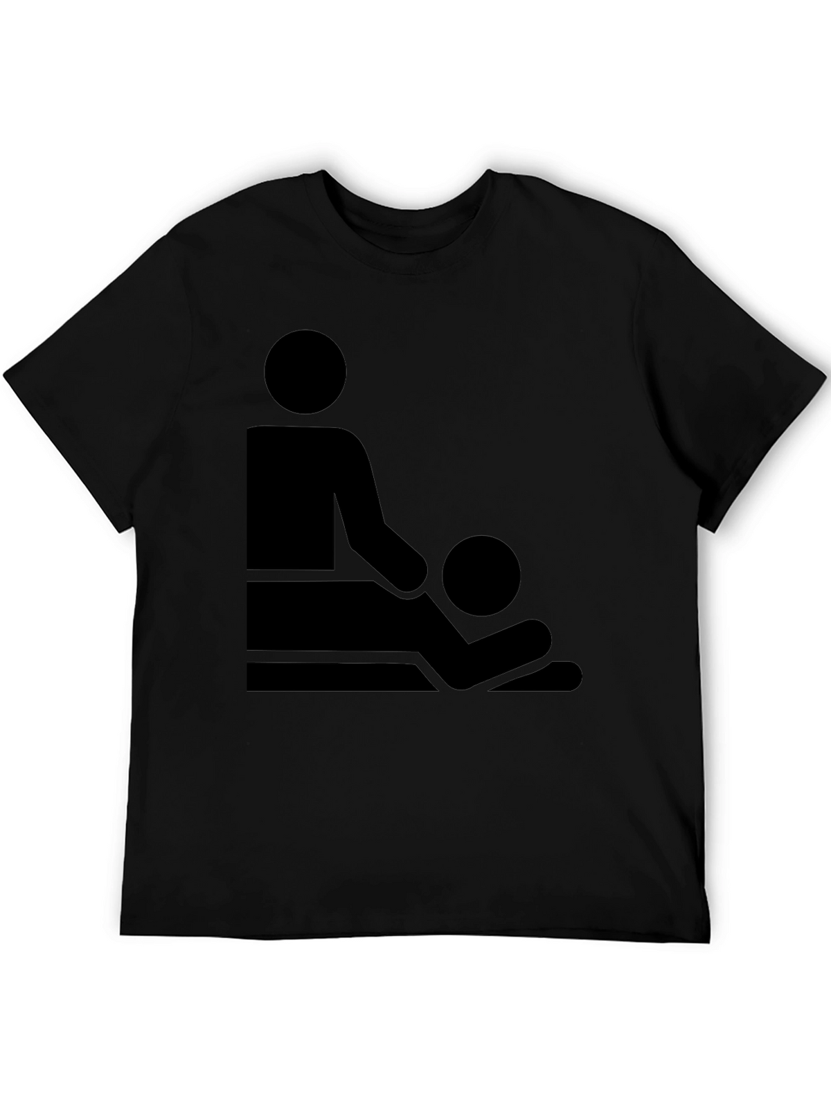 Massage Therapy Graphic T-Shirt - Black