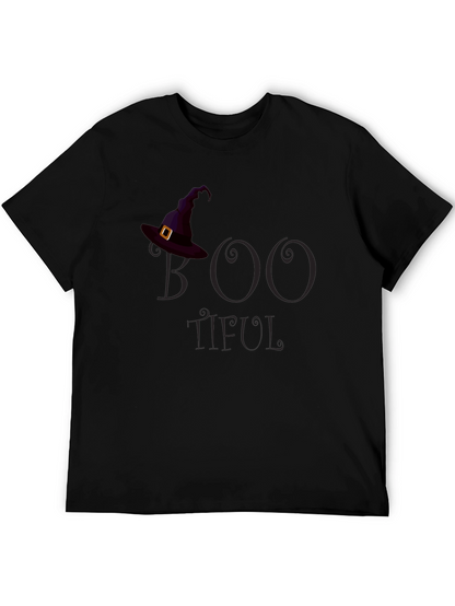 Boo-Tiful Halloween T-Shirt - Witch Hat Design