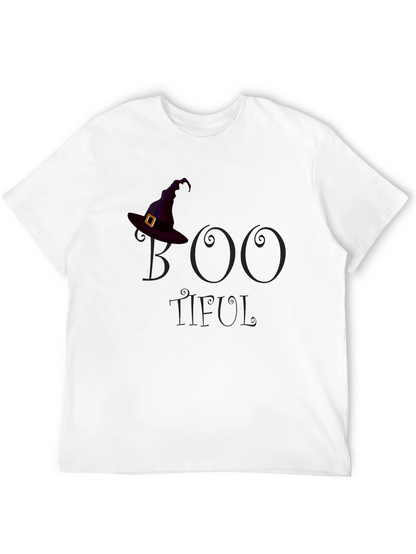 Boo-Tiful Halloween T-Shirt - Witch Hat Design
