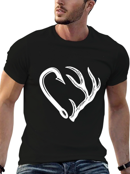 Hooked on the Hunt T-Shirt - Black