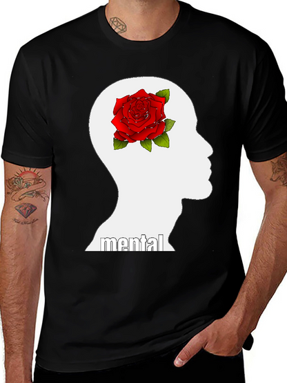Mental Rose Graphic Tee - Express Yourself!