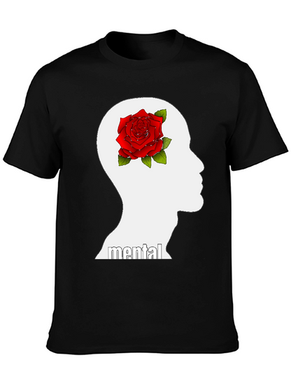 Mental Rose Graphic Tee - Express Yourself!