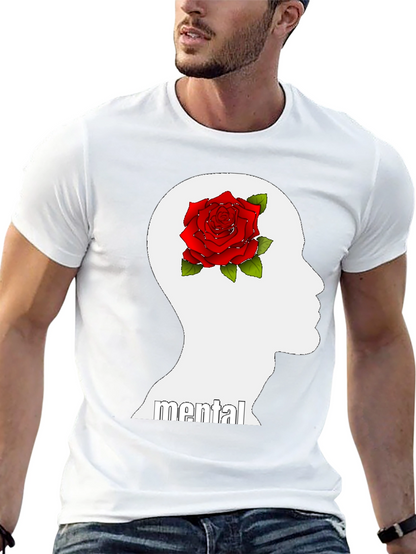 Mental Rose Graphic Tee - Express Yourself!