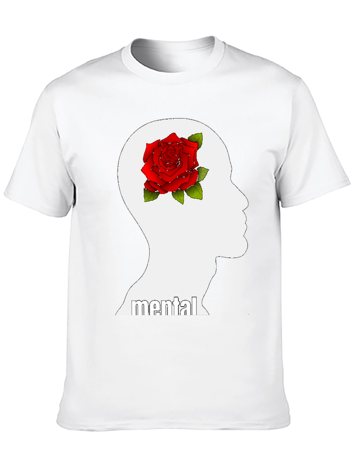 Mental Rose Graphic Tee - Express Yourself!