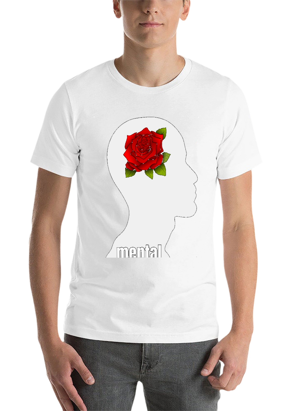 Mental Rose Graphic Tee - Express Yourself!