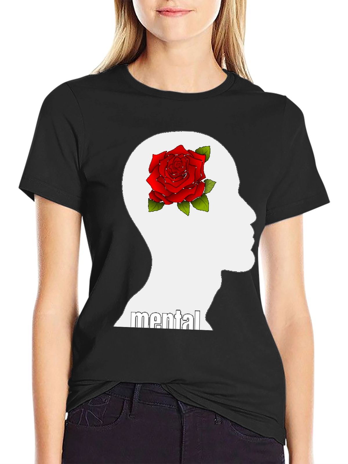 Mental Rose Graphic Tee - Express Yourself!