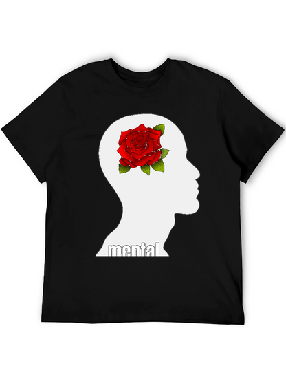 Mental Rose Graphic Tee - Express Yourself!