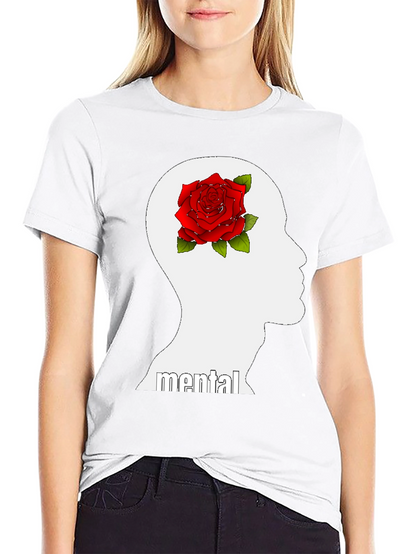 Mental Rose Graphic Tee - Express Yourself!