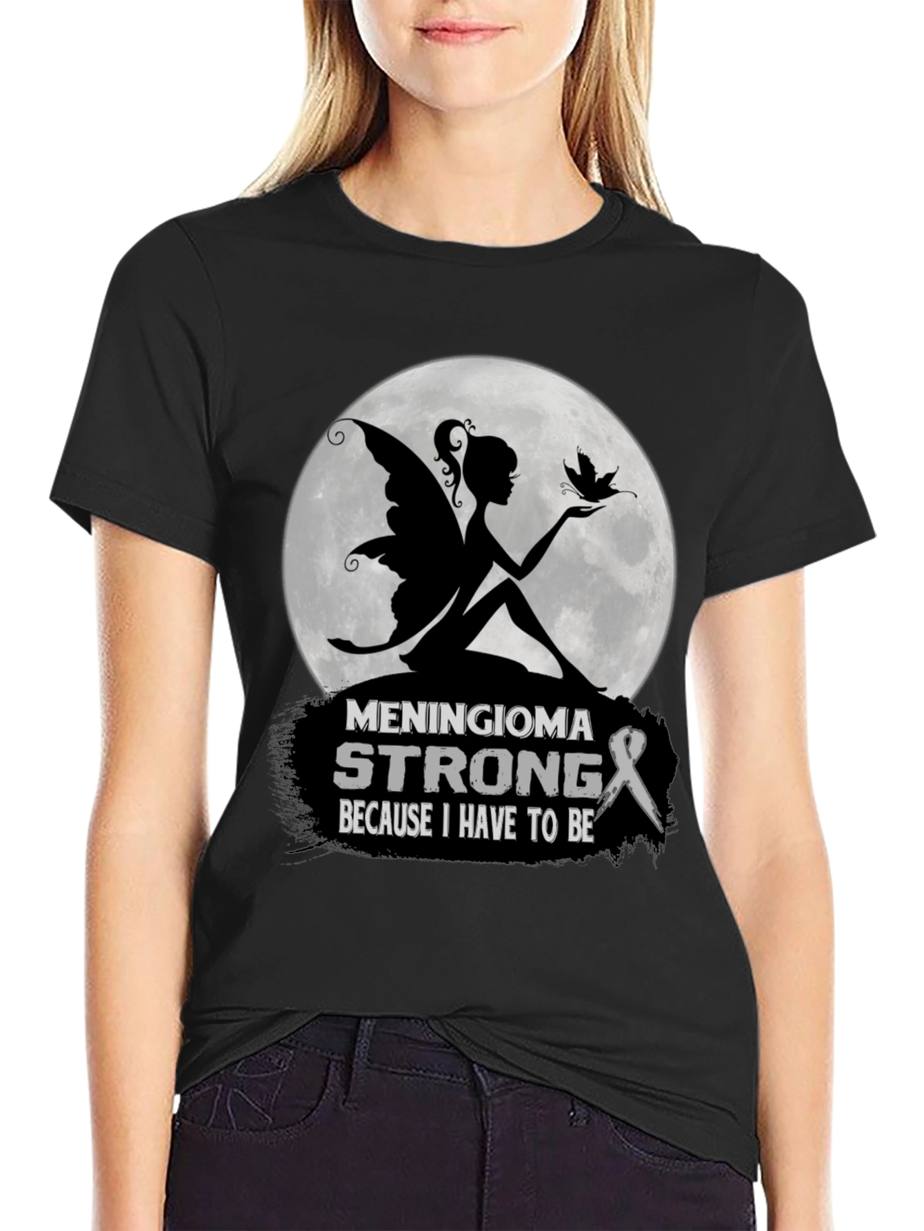 Meningioma Strong T-Shirt - Awareness Support