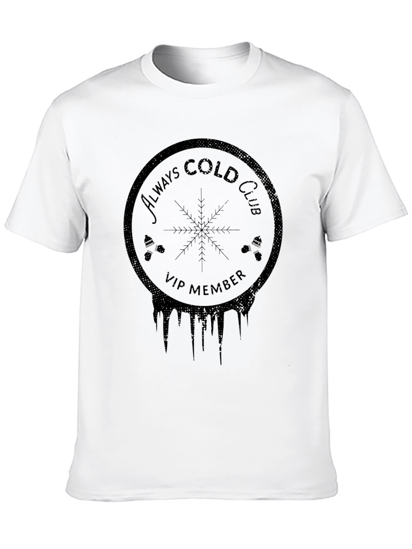 Always Cold Club VIP Black T-Shirt