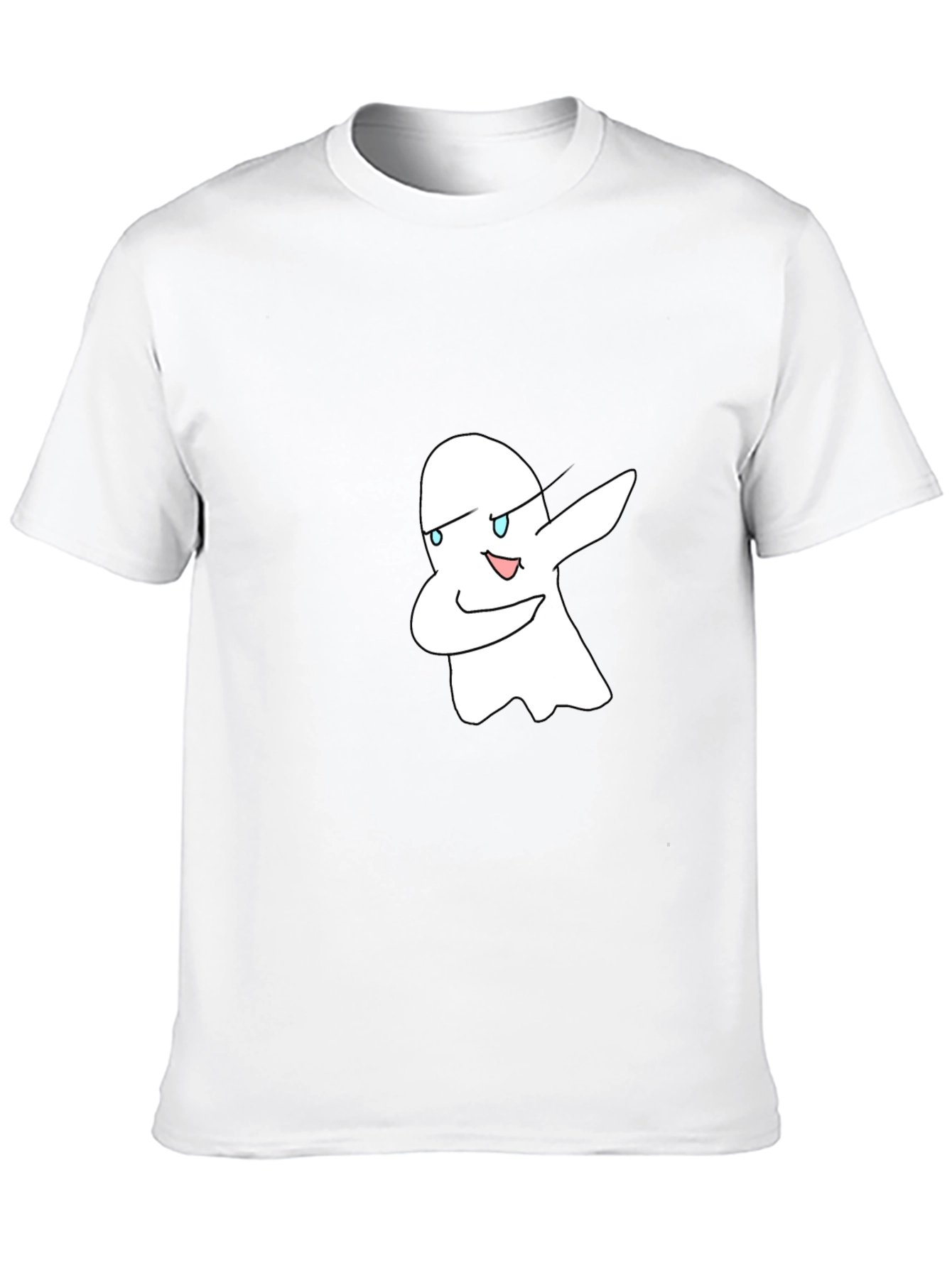 Dabbing Ghost Graphic Black T-Shirt