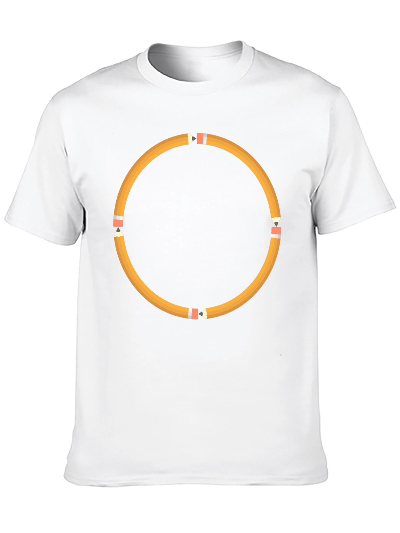 Pencil Circle Black T-Shirt