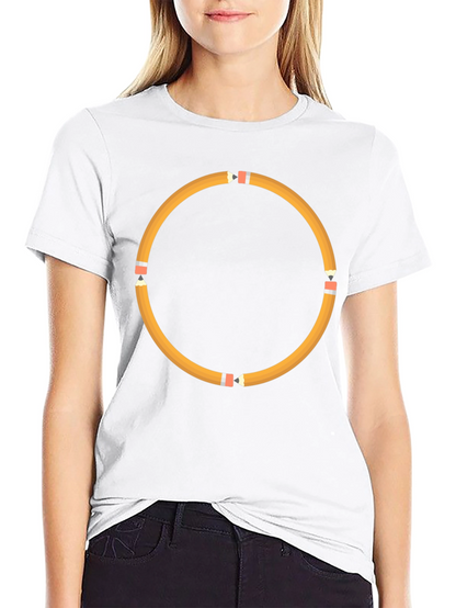 Pencil Circle Black T-Shirt