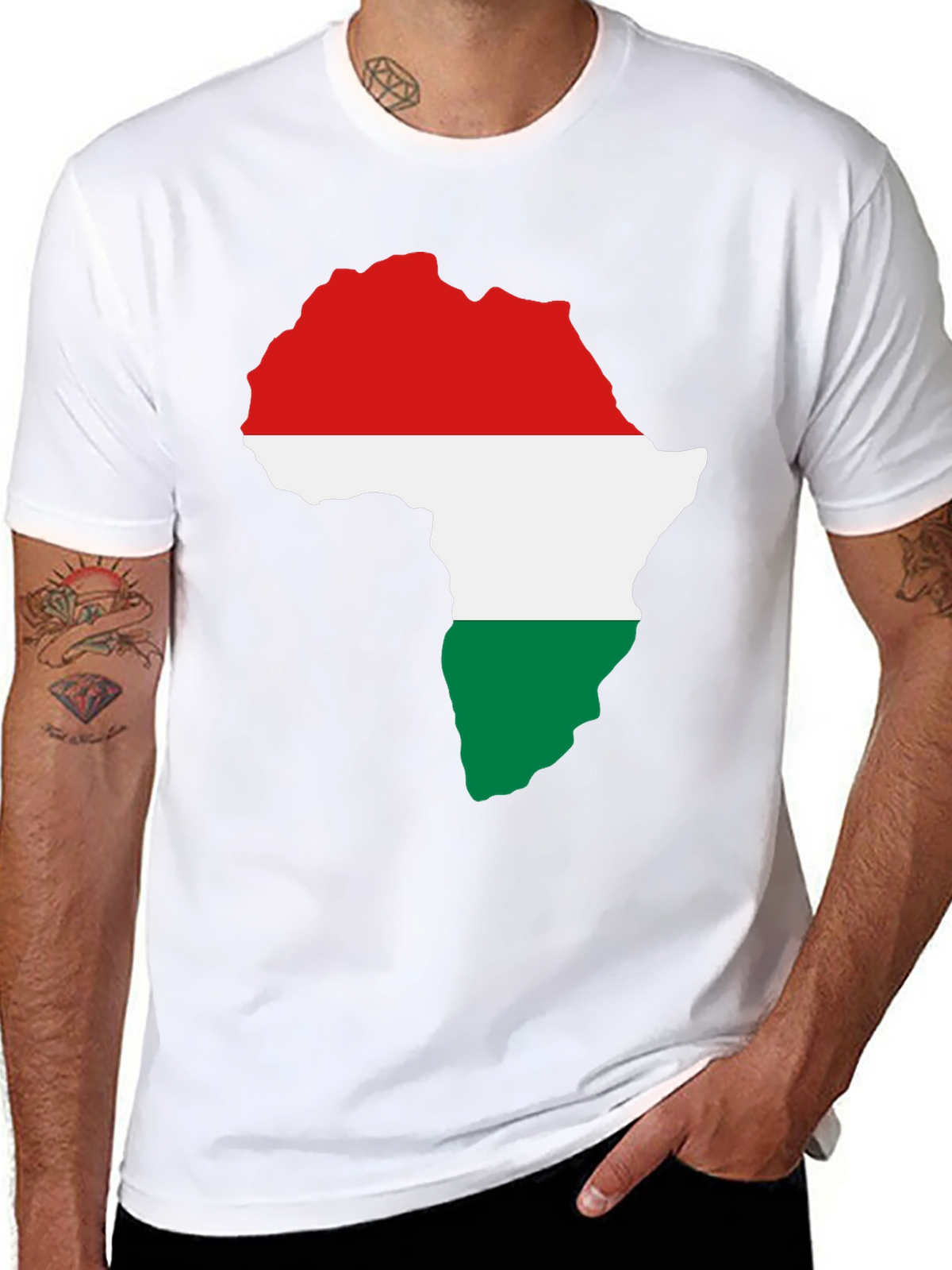Africa Flag T-Shirt - Stylish Continent Pride Tee
