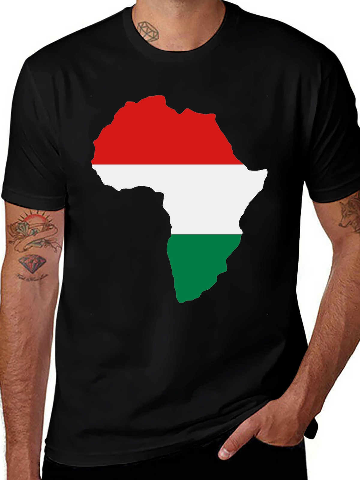 Africa Flag T-Shirt - Stylish Continent Pride Tee