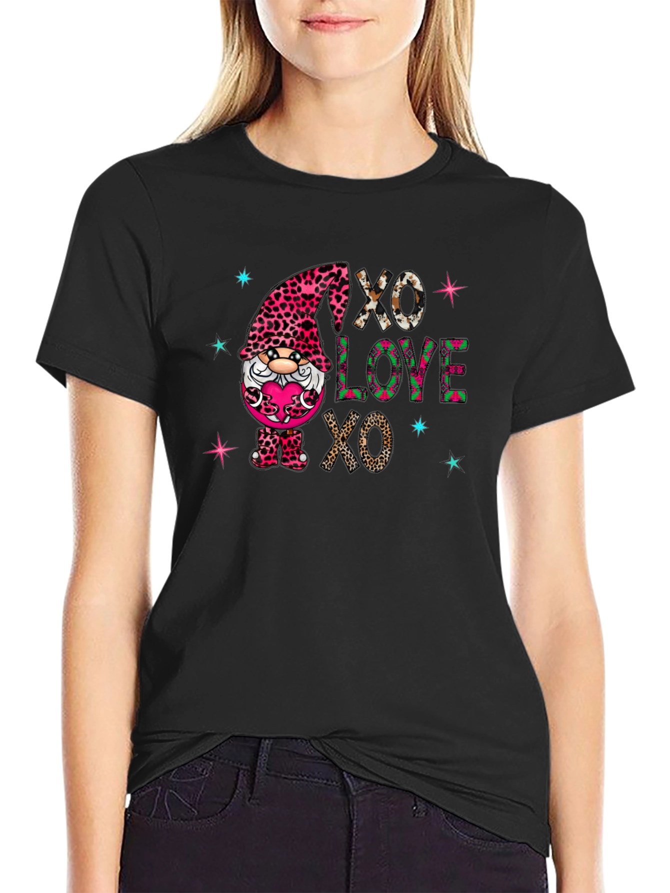 Valentines Day Gnome XO LOVE XO T-Shirt