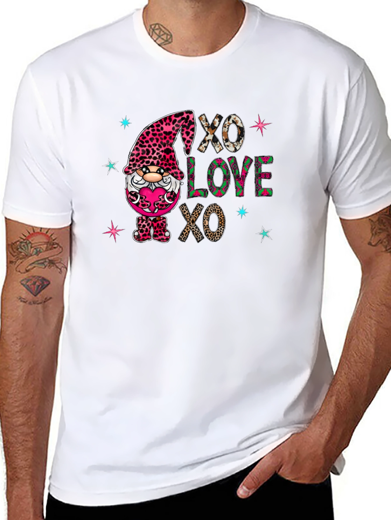 Valentines Day Gnome XO LOVE XO T-Shirt