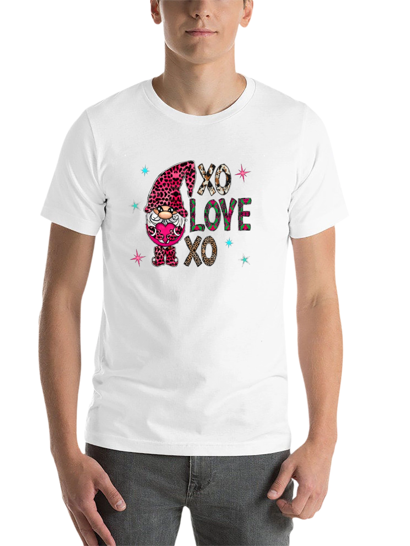 Valentines Day Gnome XO LOVE XO T-Shirt