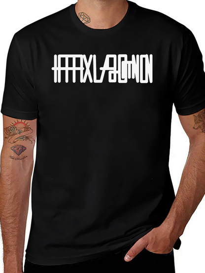 Hexagon Shirt - Mens Black Graphic Tee