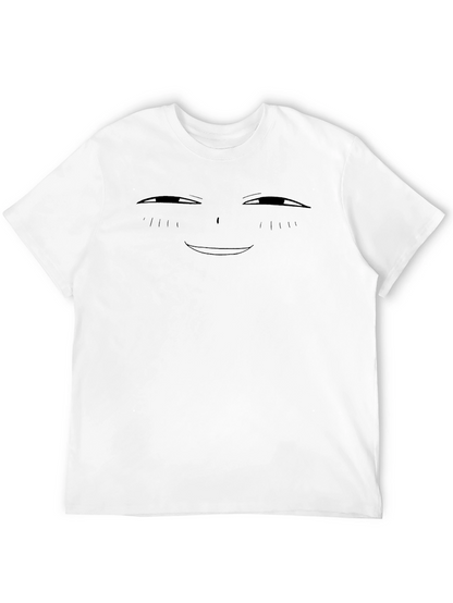 Smug Anime Face Black T-Shirt
