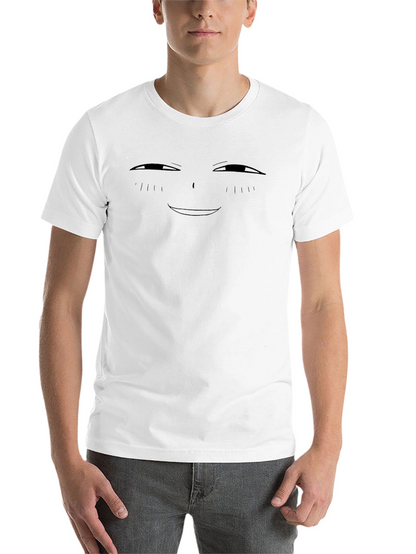 Smug Anime Face Black T-Shirt