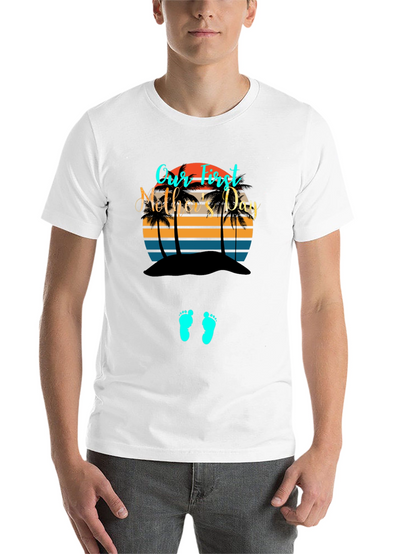 First Mothers Day T-Shirt - Baby Feet Design