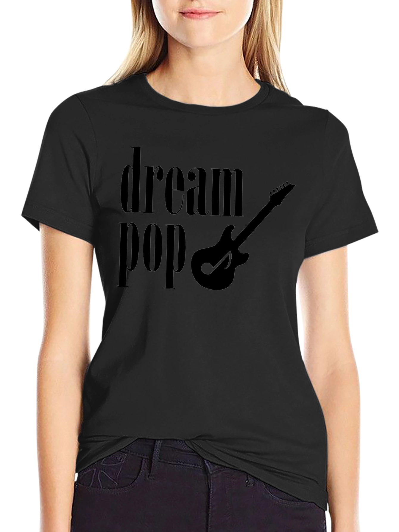 Dream Pop Guitar T-Shirt - Stylish Music Tee